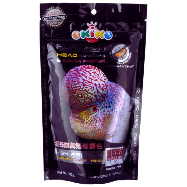 Okiko Platinum All Life Stages Fish Flowerhorn Food 100g