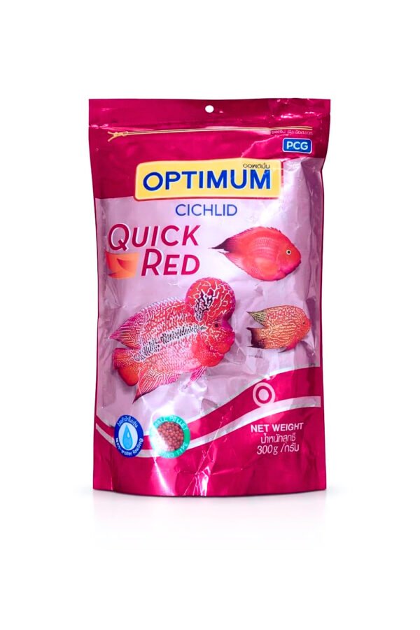 Optimum Cichlid Quick Red Fish Food 300g
